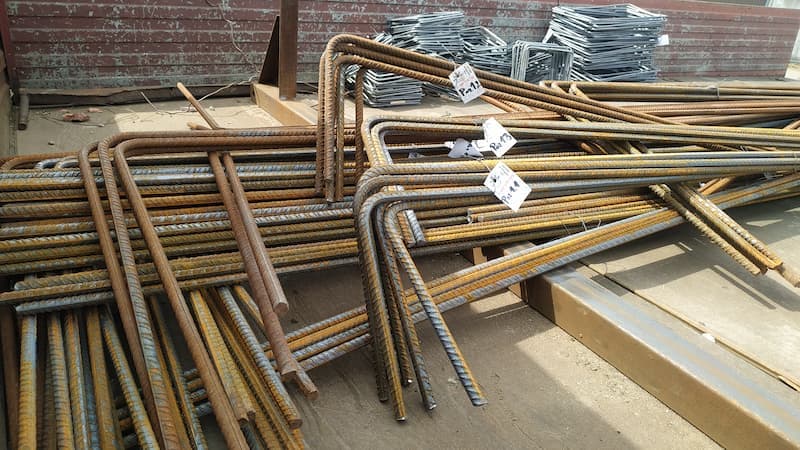 Stal zbrojeniowa gięta, w/g projektu, paczkowana, oznaczona